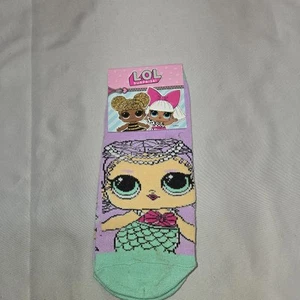 LOL Surprise Kids Grils Socks. Shoe Size 7-3. Sock Size 6-8.5. Nwt - Picture 1 of 4