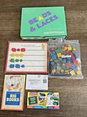Conjunto de Manipuladores de Cuentas y Cordones Macmillan Early Skills Años 90 Completo y Sellado de Colección Foto 1 de 4