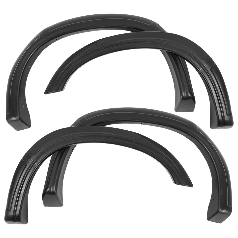 4pc Fender Flare Kit For Chevy Blazer 1995-2005 S10 1994-2003 Black PP Foto 1 de 4