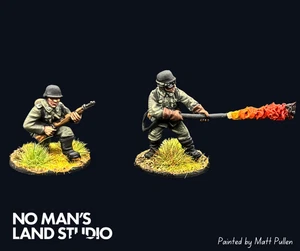 Bolt Action German Flamethrower Team WW2 28mm Pro Painted Miniatures - Picture 1 of 2
