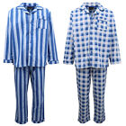 Men's 2PCS SET 100% Soft Cotton Pajamas Pyjamas PJs Sleepwear Top Pants Nightie