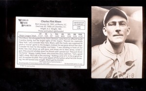 1987 Conlon CHARLES FLINT RHEM St Louis Cardinals Sporting News Card