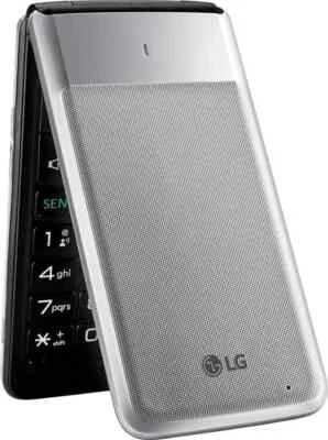 LG Wine 4G LTE Basic Flip-Phone Unlocked for T-Mobile Metro Consumer QLink Mint - Image 1 of 3