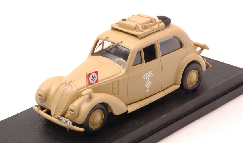 Modellino auto Rio FIAT 1500 DEUTSCHE AFRIKA KORPS modellismo diecast scala 1:43 - Immagine 1 di 1