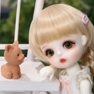 1/8 BJD Doll LCC Miu White Color D-Free Face Make Up+Free Eyes - Picture 1 of 6