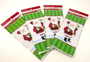 Celebrate It 4 paquetes de bolsas de golosinas para violonchelo de Navidad y corbatas giratorias Jolly Santa 100 piezas - Imagen 1 de 2