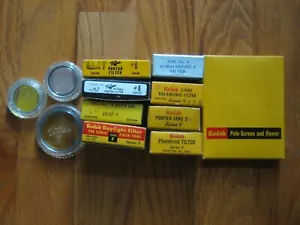 Kodak Kodachrome Tiffen adapter ring Photar Screen yellow light balancing filter - Picture 1 of 5