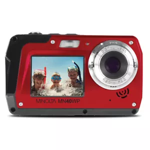 Minolta MN40WP-R 48.0-Megapixel Waterproof Digital Camera (Red) - Picture 1 of 1
