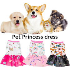 Dog Clothing Pet Apparel Puppy Skirt Dog Cat Dress Lace Design Spring and Summer