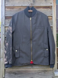 Oliver Spencer Lambeth Waxed Bomber Jacket | Size 38 | Made in England - Picture 1 of 13
