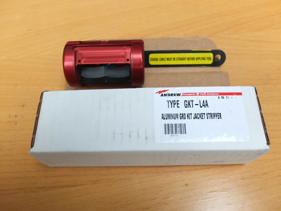 Andrew Gkt-l4a Aluminum Ground Kit Jacket Stripper Heliax Cable Commscope - Image 1 of 3