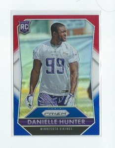 2015 Prizm Prizms Red White and Blue #218 Danielle Hunter RC Rookie Vikings