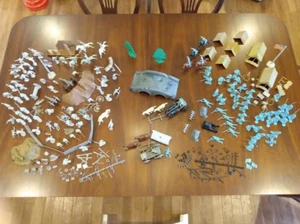 Marx Giant Blue & Gray Civil War Playset w/Exploding bnker , Soldiers, Cannons, - Picture 1 of 24