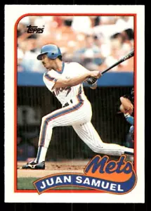 Topps 1989 negociado #108T Juan Samuel - Imagen 1 de 2