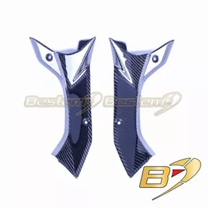 2017 2020 Yamaha R6 Carbon Fiber Dash Panels Lower Handle Inner Panel Twill - Bild 1 von 1