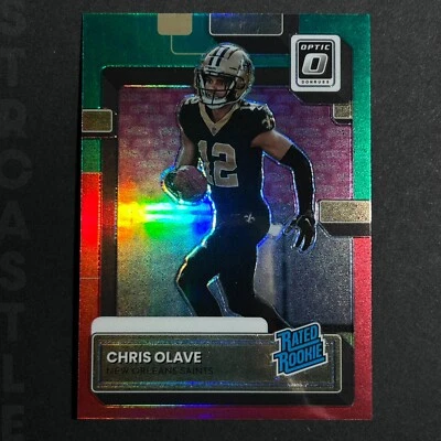 2022 Panini Donruss Rated Rookie Optic Preview Green/Red #P-309 Saints (RC)🏈 - Image 1 of 3