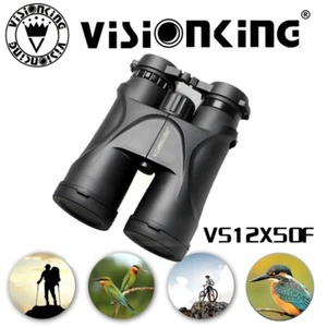Visionking 12x50 Waterproof BAK4 Roof Hungting Birding Binoculars High Power - Picture 1 of 7