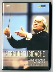 DVD ★ SERGIU CELIBIDACHE - ANTON BRUCKNER SYMPHONY N0.5 ★ COMME NEUF - Picture 1 of 2