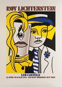 Roy Lichtenstein, 1979 - Leo Castelli New York - Exhibition Vintage Poster - Picture 1 of 12