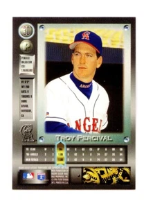 1996 METAL UNIVERSE TROY PERCIVAL "PLATINUM" #30 NM/MT ANGELS - Picture 1 of 2