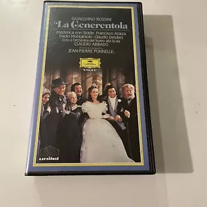 Giocchino Rossini La generentola VHS Rare PAL Opera Video - Picture 1 of 4