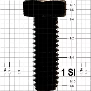 3/8"-16 x 1" (JDF) Fabory Black Steel Oxide Grade GR.5 Hex Cap Screw / Bolt - Picture 1 of 11