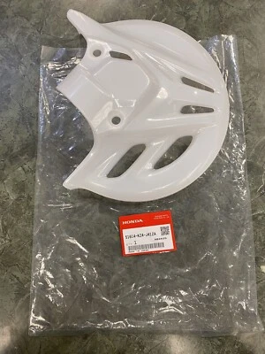 Honda CR250R CR125R CRF250R/X CRF450R/X Front Brake Disk Cover 51614-KZ4-J41ZA - Image 1 of 4