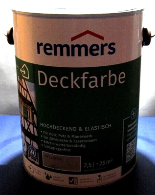 Remmers Deckfarbe Hellgrau - 2,5 L (153) - Bild 1 von 4