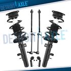 8pc Front Strut w/Coil Springs + Sway Bars + Tie Rods Kit for 2013 Ford Escape Ford Escape