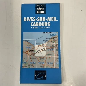 Dives-Sur-Mer Cabourg 1612 E IGN 1991 Travel Road Map - Picture 1 of 24