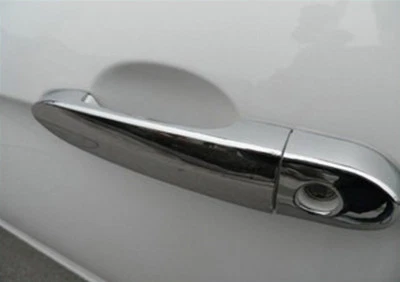 Cubierta de manija de puerta de auto cromada ABS exterior para Toyota Vios Yaris 2007-2012  Foto 1 de 4