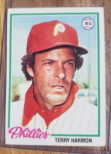 1978 TOPPS #118 Terry Harmon PHILADELPHIA PHILLIES - Foto 1 di 2