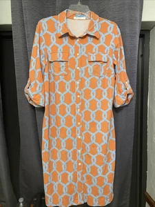 Vestido J. McLaughlin Mujer Naranja Manga 3/4 - Talla L - Imagen 1 de 6
