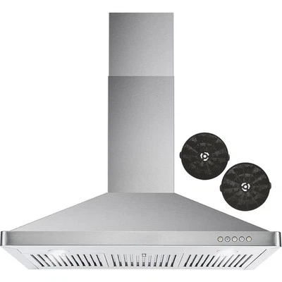 Cosmo COS-63190-DL 36 in. Ductless Wall Mount Range Hood in Stainless Steel - Image 1 of 4