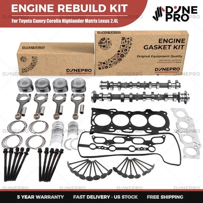 Engine Overhaul Rebuild Kit - Camshaft For 02-13 Toyota Matrix Solara 2AZFE 2.4L — 第 1/4 张图片