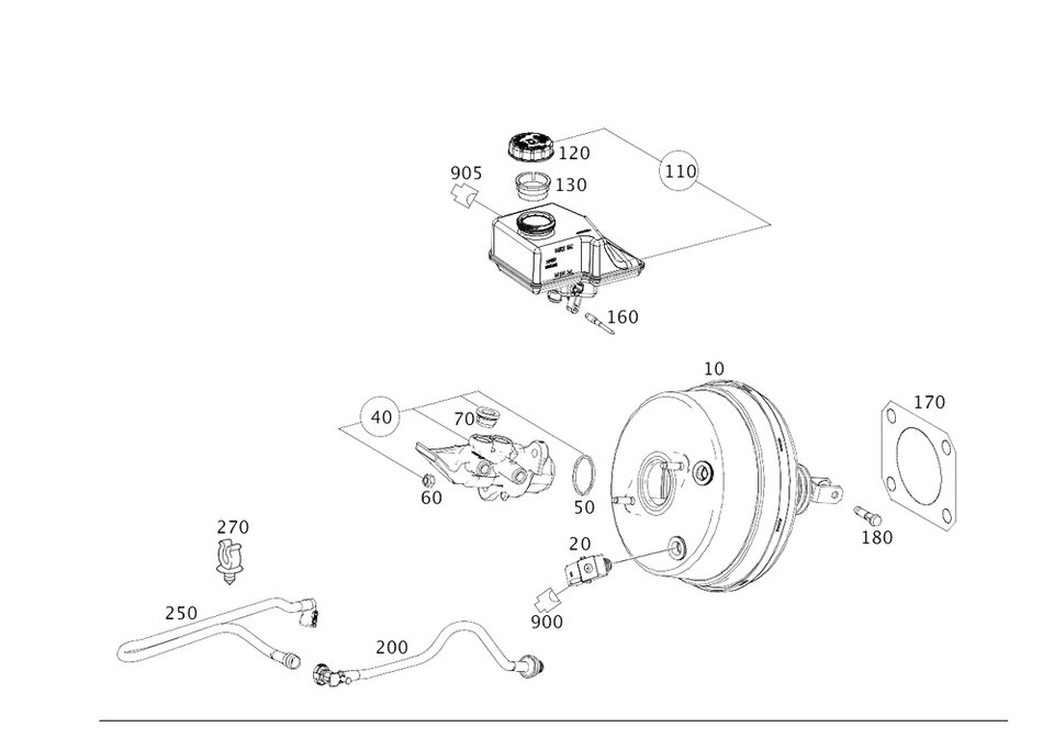 Kit de piezas originales Mercedes-Benz depósito Fl 166-430-01-02 Foto 1 de 1