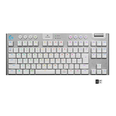 PRO Gaming Keyboard Tenkeyless Tactile Brown Axis White - Image 1 of 4