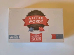 A Little Wordy Game by Exploding Kittens Factory Sealed 2 Player Tile Game NIB - Picture 1 of 2