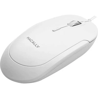 Macally USB-C Optical Quiet Click Mouse for Mac/PC White (UCDYNAMOUSEW) - Image 1 of 4