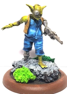 SUPERVIVIENTE (5 COSTOS) FACCIÓN PANTANO MALIFAUX PINTADO CON TARJETA - Imagen 1 de 7