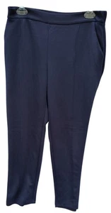 IMAN Womens MP Navy Tapered Pull-On Pants Modal/Polyester/Elastane Blend - Picture 1 of 6