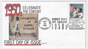 TurtlesTradingPost- Desegregating Public School 1950s 1999 #3187f FDC Hobby Link - Picture 1 of 2