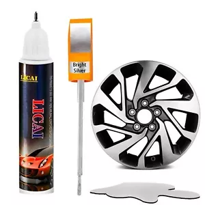 Bright Silver Rim Touch Up Paint Car Wheel Scratch Repair Touch Up Paint Pen ... - Picture 1 of 6