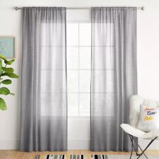 Room Essentials Gray Light Filtering Single Curtain Panel 42" x 63" Each