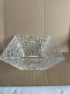 Tiffany & Co Sierra & 9" Quadratische Schale Rock Cut - Bild 1 von 11