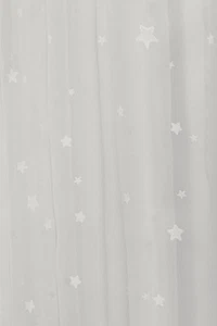Rasch Textil 829401 Bambino XVII Dekostoff zum selbernähen Stern Sterne weiß - Bild 1 von 2