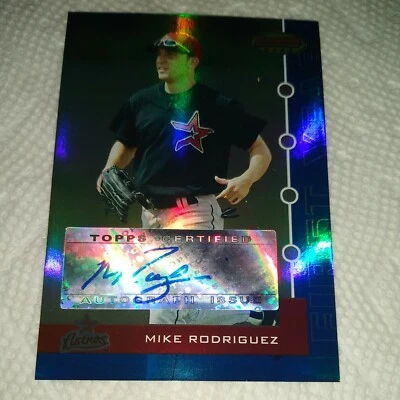 Mike Rodriguez 2005 Bowman's Best 1st Year AUTOGRAPH #107 Houston Astros 276/299 - Image 1 of 2