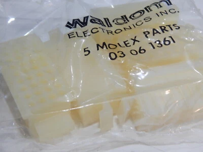 MOLEX 03-06-1361 36 CIRCUITO 0.062" CARCASA HEMBRA - LOTE DE 5 CONECTORES ENVÍO RÁPIDO Foto 1 de 2