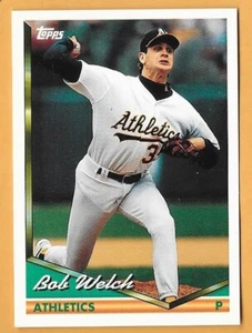 Bob Welch Oakland Athletics #521 - Topps casi nuevo-como nuevo 1994 - Imagen 1 de 2