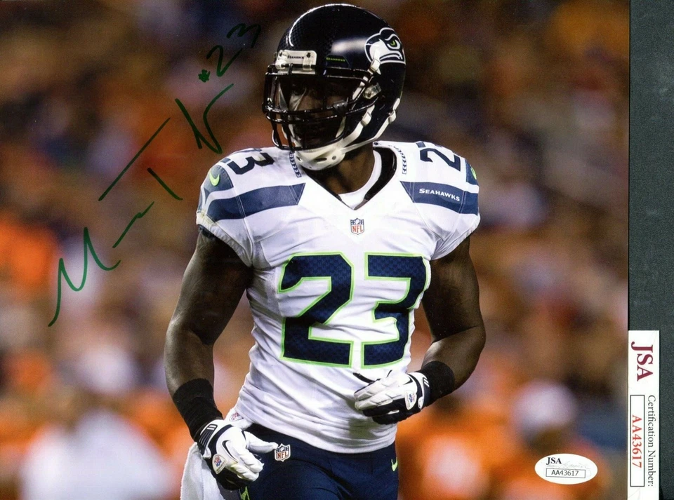 JSA Marcus Trufant Autographed Signed AUTO 8x10 Photo Seattle Seahawks TRB 677 - Image 1 of 1
